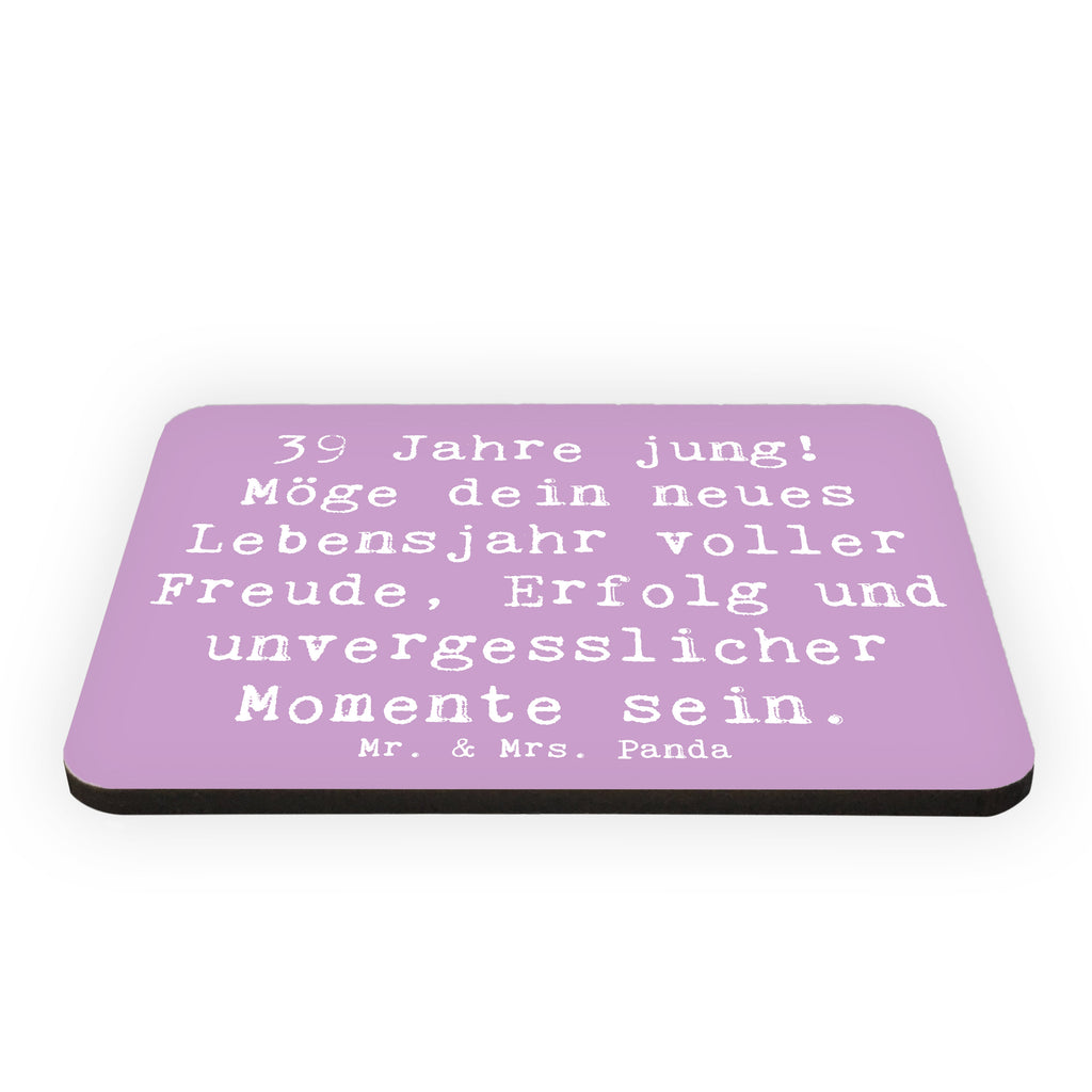 Magnet Spruch 39. Geburtstag Freude Kühlschrankmagnet, Pinnwandmagnet, Souvenir Magnet, Motivmagnete, Dekomagnet, Whiteboard Magnet, Notiz Magnet, Kühlschrank Dekoration, Geburtstag, Geburtstagsgeschenk, Geschenk