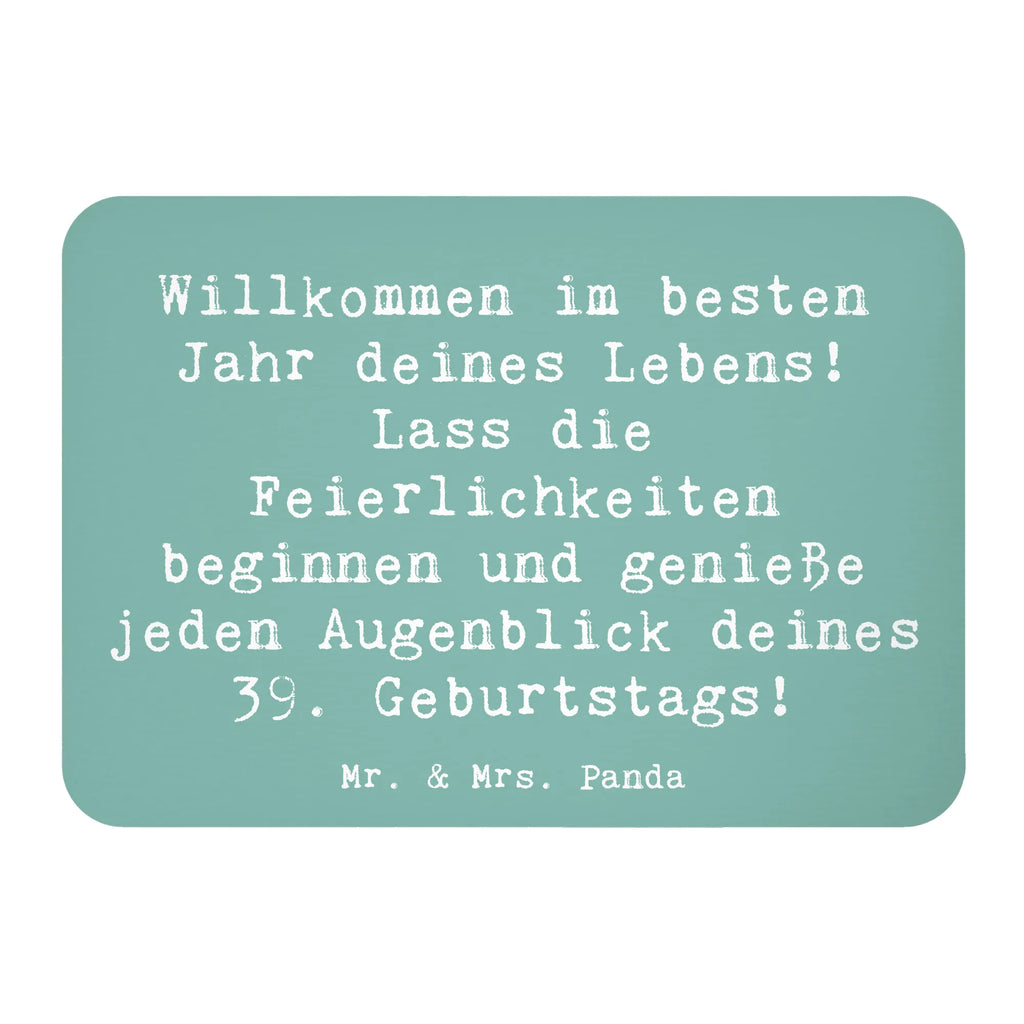 Magnet Spruch 39. Geburtstag Kühlschrankmagnet, Pinnwandmagnet, Souvenir Magnet, Motivmagnete, Dekomagnet, Whiteboard Magnet, Notiz Magnet, Kühlschrank Dekoration, Geburtstag, Geburtstagsgeschenk, Geschenk