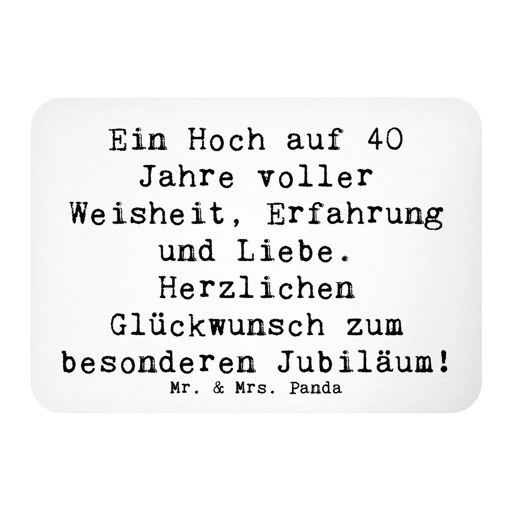 Magnet Spruch 40. Geburtstag Weisheit Kühlschrankmagnet, Pinnwandmagnet, Souvenir Magnet, Motivmagnete, Dekomagnet, Whiteboard Magnet, Notiz Magnet, Kühlschrank Dekoration, Geburtstag, Geburtstagsgeschenk, Geschenk