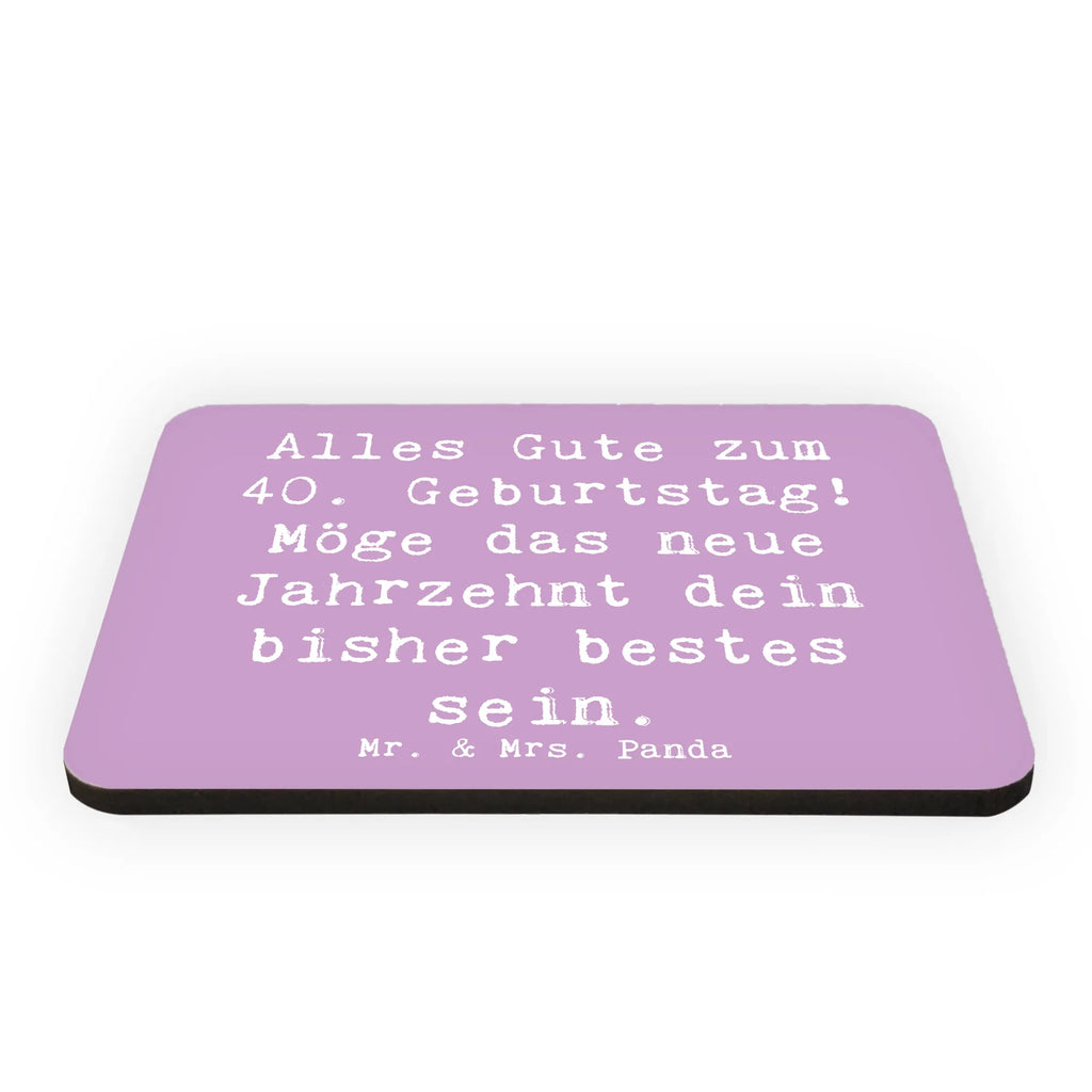 Magnet Spruch 40. Geburtstag Alles Gute Kühlschrankmagnet, Pinnwandmagnet, Souvenir Magnet, Motivmagnete, Dekomagnet, Whiteboard Magnet, Notiz Magnet, Kühlschrank Dekoration, Geburtstag, Geburtstagsgeschenk, Geschenk