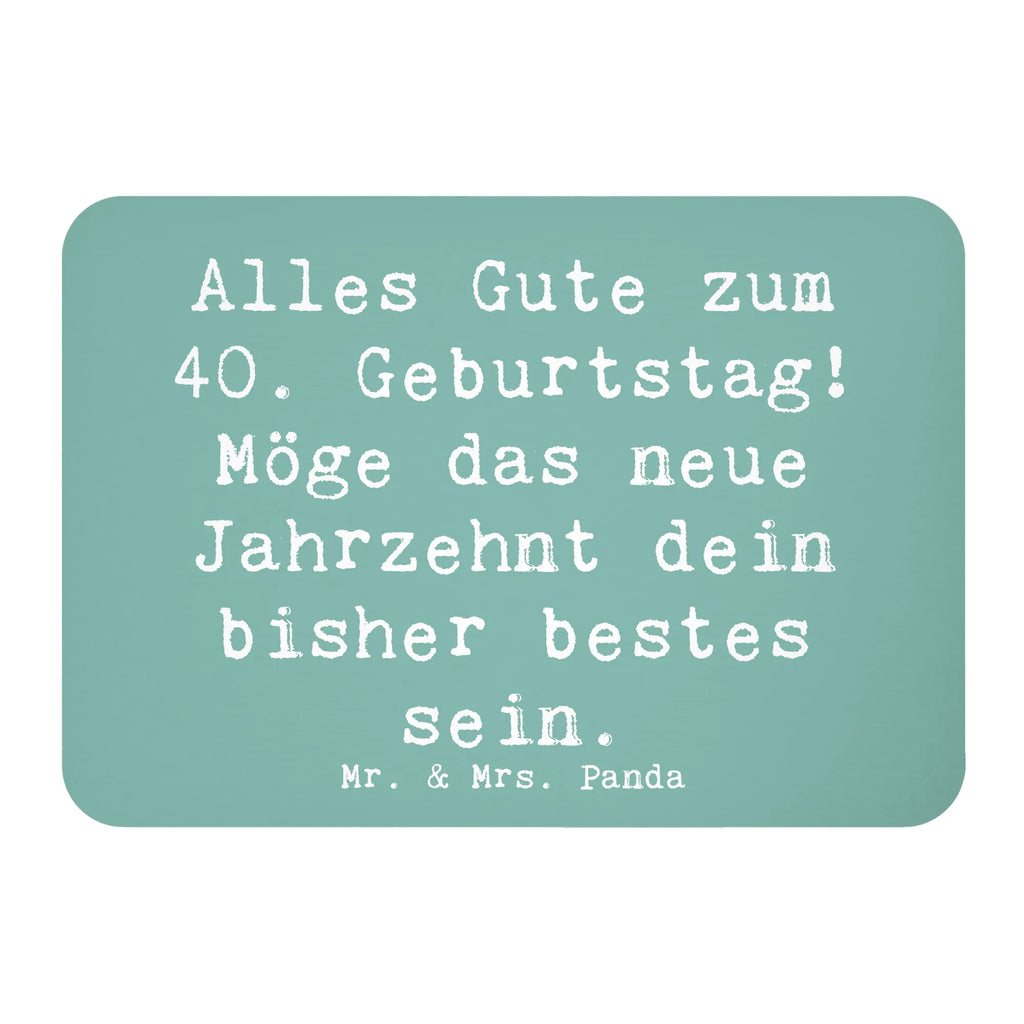 Magnet Spruch 40. Geburtstag Alles Gute Kühlschrankmagnet, Pinnwandmagnet, Souvenir Magnet, Motivmagnete, Dekomagnet, Whiteboard Magnet, Notiz Magnet, Kühlschrank Dekoration, Geburtstag, Geburtstagsgeschenk, Geschenk