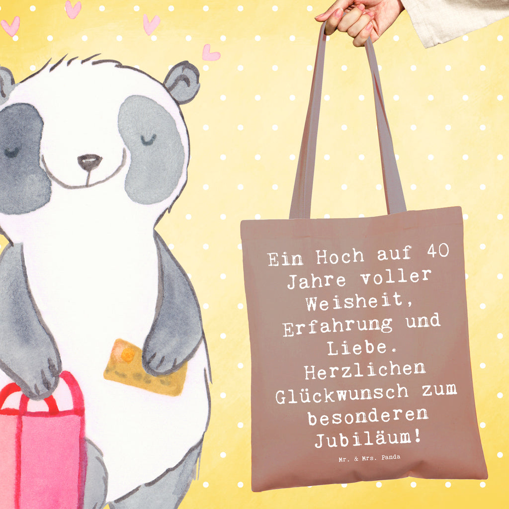 Tragetasche Spruch 40. Geburtstag Weisheit Beuteltasche, Beutel, Einkaufstasche, Jutebeutel, Stoffbeutel, Tasche, Shopper, Umhängetasche, Strandtasche, Schultertasche, Stofftasche, Tragetasche, Badetasche, Jutetasche, Einkaufstüte, Laptoptasche, Geburtstag, Geburtstagsgeschenk, Geschenk