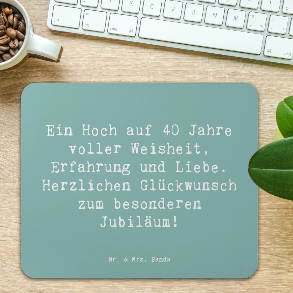 Mauspad Spruch 40. Geburtstag Weisheit Mousepad, Computer zubehör, Büroausstattung, PC Zubehör, Arbeitszimmer, Mauspad, Einzigartiges Mauspad, Designer Mauspad, Mausunterlage, Mauspad Büro, Geburtstag, Geburtstagsgeschenk, Geschenk