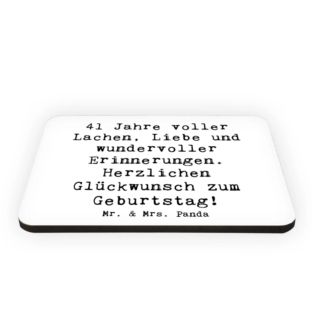 Magnet Spruch 41. Geburtstag Freude Kühlschrankmagnet, Pinnwandmagnet, Souvenir Magnet, Motivmagnete, Dekomagnet, Whiteboard Magnet, Notiz Magnet, Kühlschrank Dekoration, Geburtstag, Geburtstagsgeschenk, Geschenk