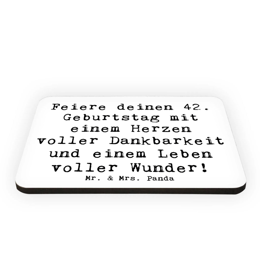 Magnet Spruch 42. Geburtstag Wunder Kühlschrankmagnet, Pinnwandmagnet, Souvenir Magnet, Motivmagnete, Dekomagnet, Whiteboard Magnet, Notiz Magnet, Kühlschrank Dekoration, Geburtstag, Geburtstagsgeschenk, Geschenk