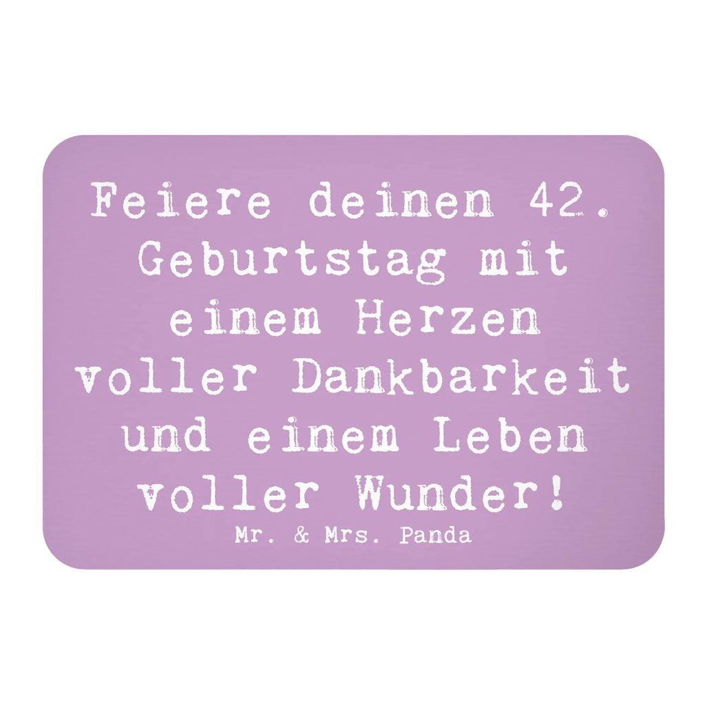 Magnet Spruch 42. Geburtstag Wunder Kühlschrankmagnet, Pinnwandmagnet, Souvenir Magnet, Motivmagnete, Dekomagnet, Whiteboard Magnet, Notiz Magnet, Kühlschrank Dekoration, Geburtstag, Geburtstagsgeschenk, Geschenk