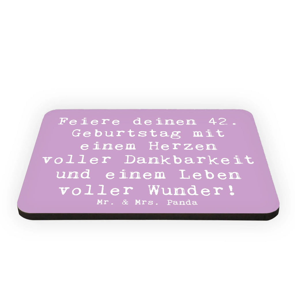 Magnet Spruch 42. Geburtstag Wunder Kühlschrankmagnet, Pinnwandmagnet, Souvenir Magnet, Motivmagnete, Dekomagnet, Whiteboard Magnet, Notiz Magnet, Kühlschrank Dekoration, Geburtstag, Geburtstagsgeschenk, Geschenk