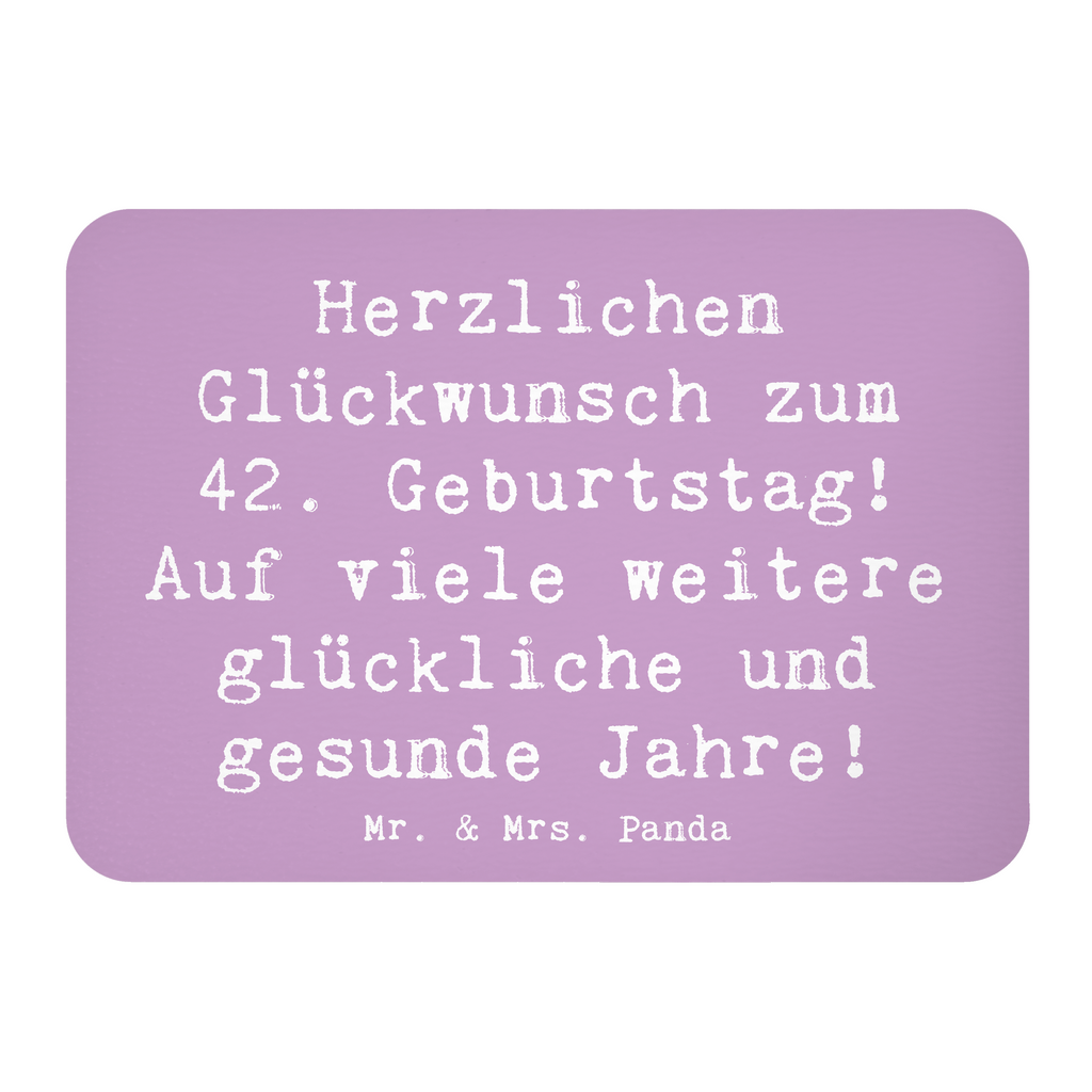 Magnet Spruch 42. Geburtstag Glückwunsch Kühlschrankmagnet, Pinnwandmagnet, Souvenir Magnet, Motivmagnete, Dekomagnet, Whiteboard Magnet, Notiz Magnet, Kühlschrank Dekoration, Geburtstag, Geburtstagsgeschenk, Geschenk