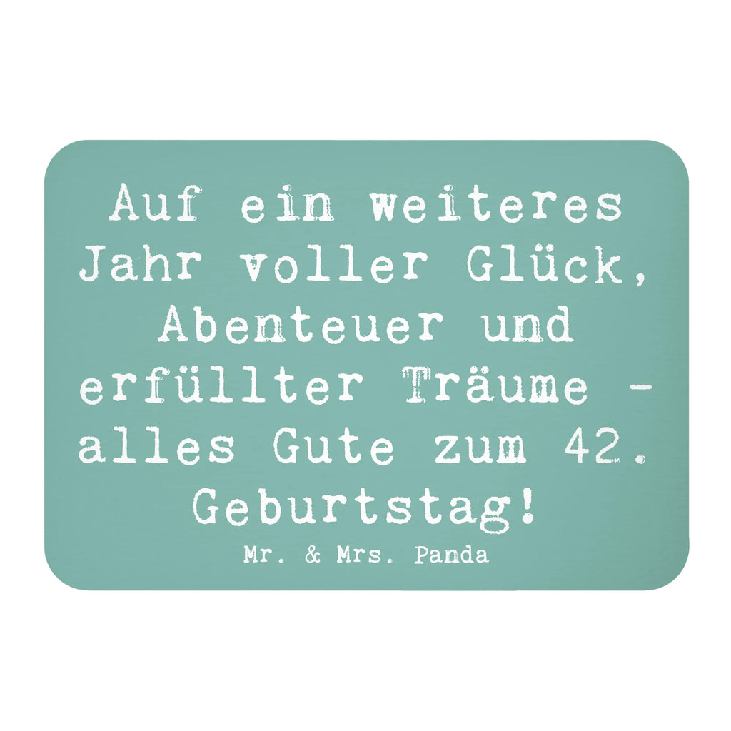 Magnet Spruch 42. Geburtstag Kühlschrankmagnet, Pinnwandmagnet, Souvenir Magnet, Motivmagnete, Dekomagnet, Whiteboard Magnet, Notiz Magnet, Kühlschrank Dekoration, Geburtstag, Geburtstagsgeschenk, Geschenk