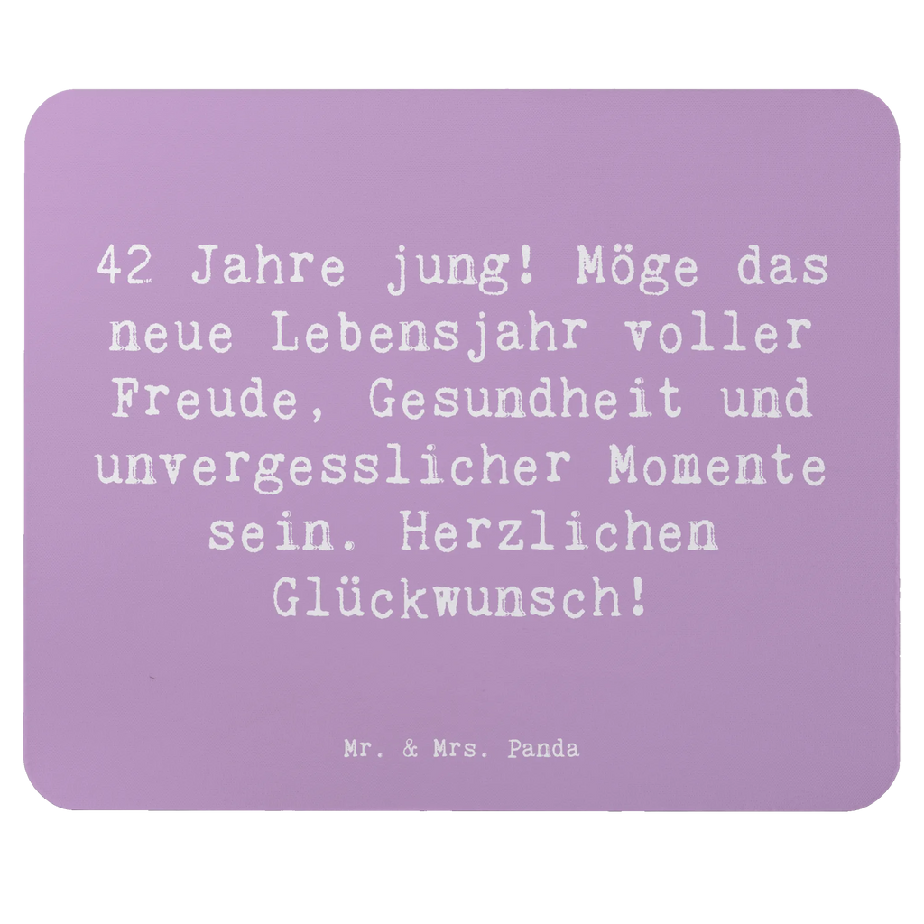 Mauspad Spruch 42. Geburtstag Freude Mousepad, Computer zubehör, Büroausstattung, PC Zubehör, Arbeitszimmer, Mauspad, Einzigartiges Mauspad, Designer Mauspad, Mausunterlage, Mauspad Büro, Geburtstag, Geburtstagsgeschenk, Geschenk