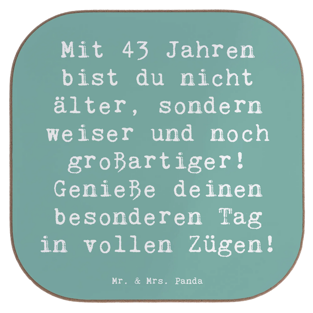 Untersetzer Spruch 43. Geburtstag Weisheit Untersetzer, Bierdeckel, Glasuntersetzer, Untersetzer Gläser, Getränkeuntersetzer, Untersetzer aus Holz, Untersetzer für Gläser, Korkuntersetzer, Untersetzer Holz, Holzuntersetzer, Tassen Untersetzer, Untersetzer Design, Geburtstag, Geburtstagsgeschenk, Geschenk