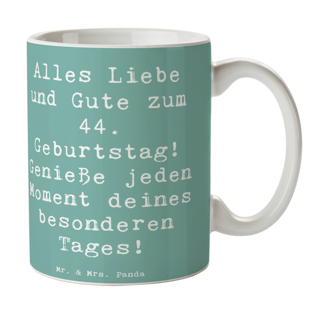 Tasse Spruch 44. Geburtstag Tasse, Kaffeetasse, Teetasse, Becher, Kaffeebecher, Teebecher, Keramiktasse, Porzellantasse, Büro Tasse, Geschenk Tasse, Tasse Sprüche, Tasse Motive, Kaffeetassen, Tasse bedrucken, Designer Tasse, Cappuccino Tassen, Schöne Teetassen, Geburtstag, Geburtstagsgeschenk, Geschenk