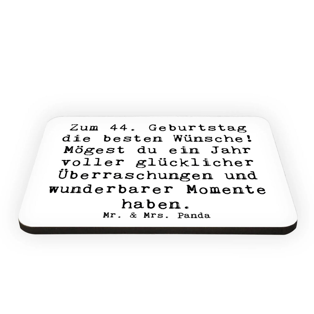 Magnet Spruch 44. Geburtstag Glückwünsche Kühlschrankmagnet, Pinnwandmagnet, Souvenir Magnet, Motivmagnete, Dekomagnet, Whiteboard Magnet, Notiz Magnet, Kühlschrank Dekoration, Geburtstag, Geburtstagsgeschenk, Geschenk