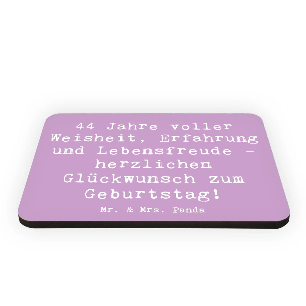 Magnet Spruch 44. Geburtstag Kühlschrankmagnet, Pinnwandmagnet, Souvenir Magnet, Motivmagnete, Dekomagnet, Whiteboard Magnet, Notiz Magnet, Kühlschrank Dekoration, Geburtstag, Geburtstagsgeschenk, Geschenk