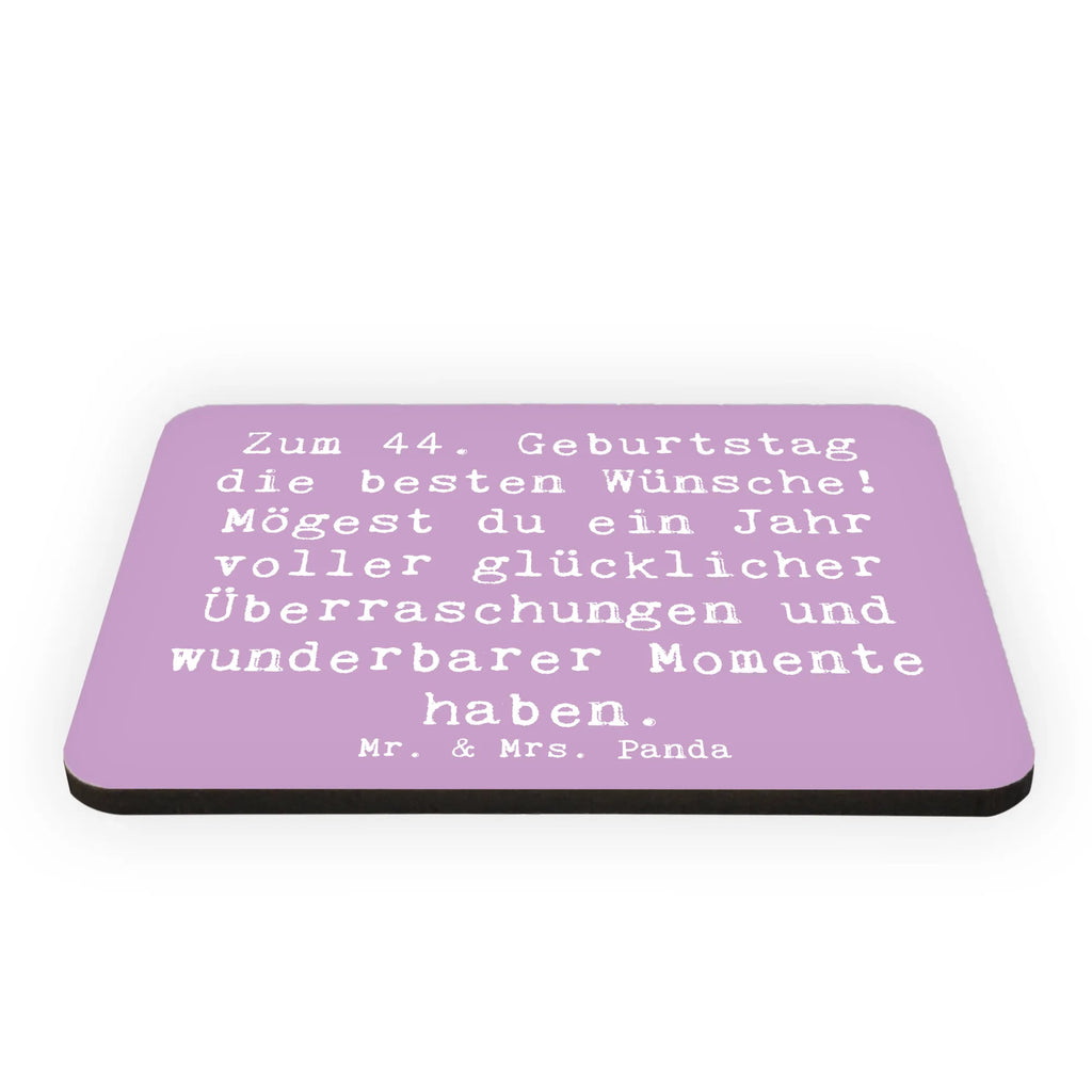 Magnet Spruch 44. Geburtstag Glückwünsche Kühlschrankmagnet, Pinnwandmagnet, Souvenir Magnet, Motivmagnete, Dekomagnet, Whiteboard Magnet, Notiz Magnet, Kühlschrank Dekoration, Geburtstag, Geburtstagsgeschenk, Geschenk