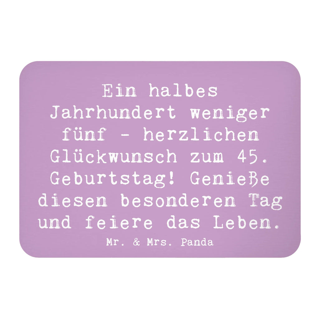 Magnet Spruch 45. Geburtstag Feier Kühlschrankmagnet, Pinnwandmagnet, Souvenir Magnet, Motivmagnete, Dekomagnet, Whiteboard Magnet, Notiz Magnet, Kühlschrank Dekoration, Geburtstag, Geburtstagsgeschenk, Geschenk