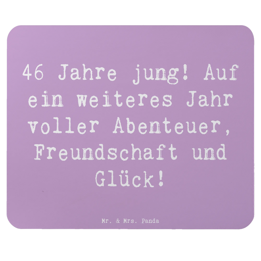 Mauspad Spruch 46. Geburtstag Mousepad, Computer zubehör, Büroausstattung, PC Zubehör, Arbeitszimmer, Mauspad, Einzigartiges Mauspad, Designer Mauspad, Mausunterlage, Mauspad Büro, Geburtstag, Geburtstagsgeschenk, Geschenk