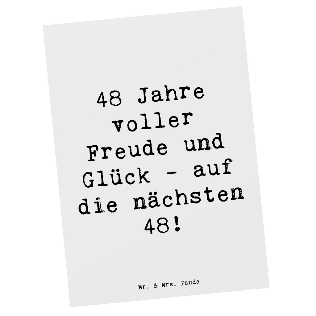 Postkarte Spruch 48. Geburtstag Freude Postkarte, Karte, Geschenkkarte, Grußkarte, Einladung, Ansichtskarte, Geburtstagskarte, Einladungskarte, Dankeskarte, Ansichtskarten, Einladung Geburtstag, Einladungskarten Geburtstag, Geburtstag, Geburtstagsgeschenk, Geschenk