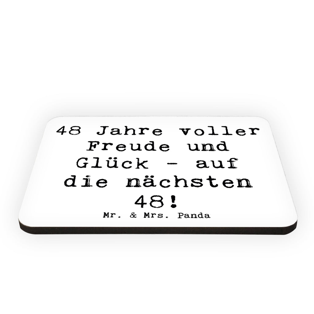 Magnet Spruch 48. Geburtstag Freude Kühlschrankmagnet, Pinnwandmagnet, Souvenir Magnet, Motivmagnete, Dekomagnet, Whiteboard Magnet, Notiz Magnet, Kühlschrank Dekoration, Geburtstag, Geburtstagsgeschenk, Geschenk