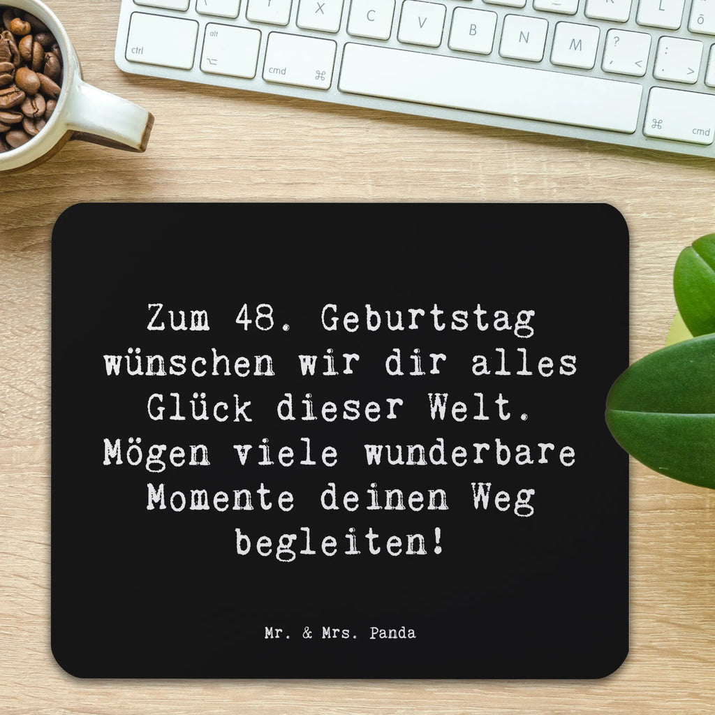 Mauspad Spruch 48. Geburtstag Glück Mousepad, Computer zubehör, Büroausstattung, PC Zubehör, Arbeitszimmer, Mauspad, Einzigartiges Mauspad, Designer Mauspad, Mausunterlage, Mauspad Büro, Geburtstag, Geburtstagsgeschenk, Geschenk