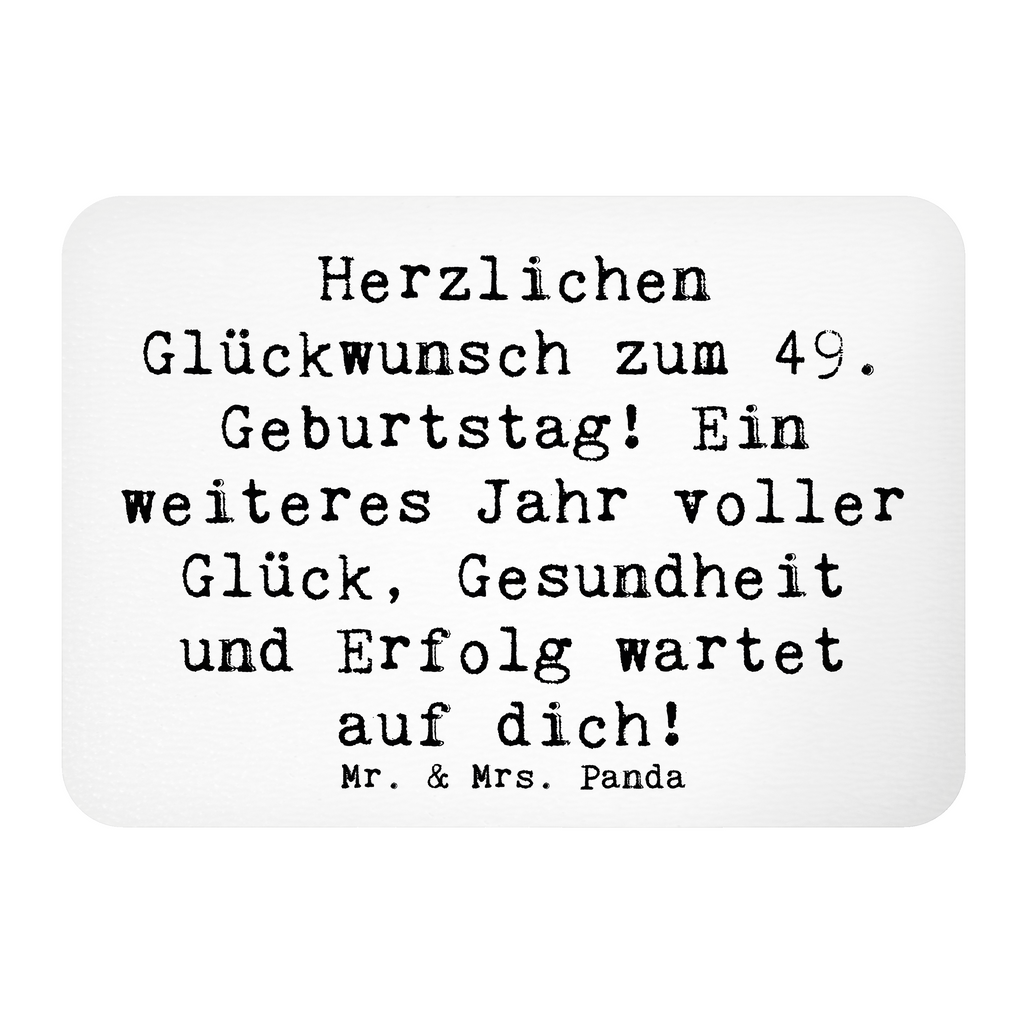 Magnet Spruch 49. Geburtstag Kühlschrankmagnet, Pinnwandmagnet, Souvenir Magnet, Motivmagnete, Dekomagnet, Whiteboard Magnet, Notiz Magnet, Kühlschrank Dekoration, Geburtstag, Geburtstagsgeschenk, Geschenk