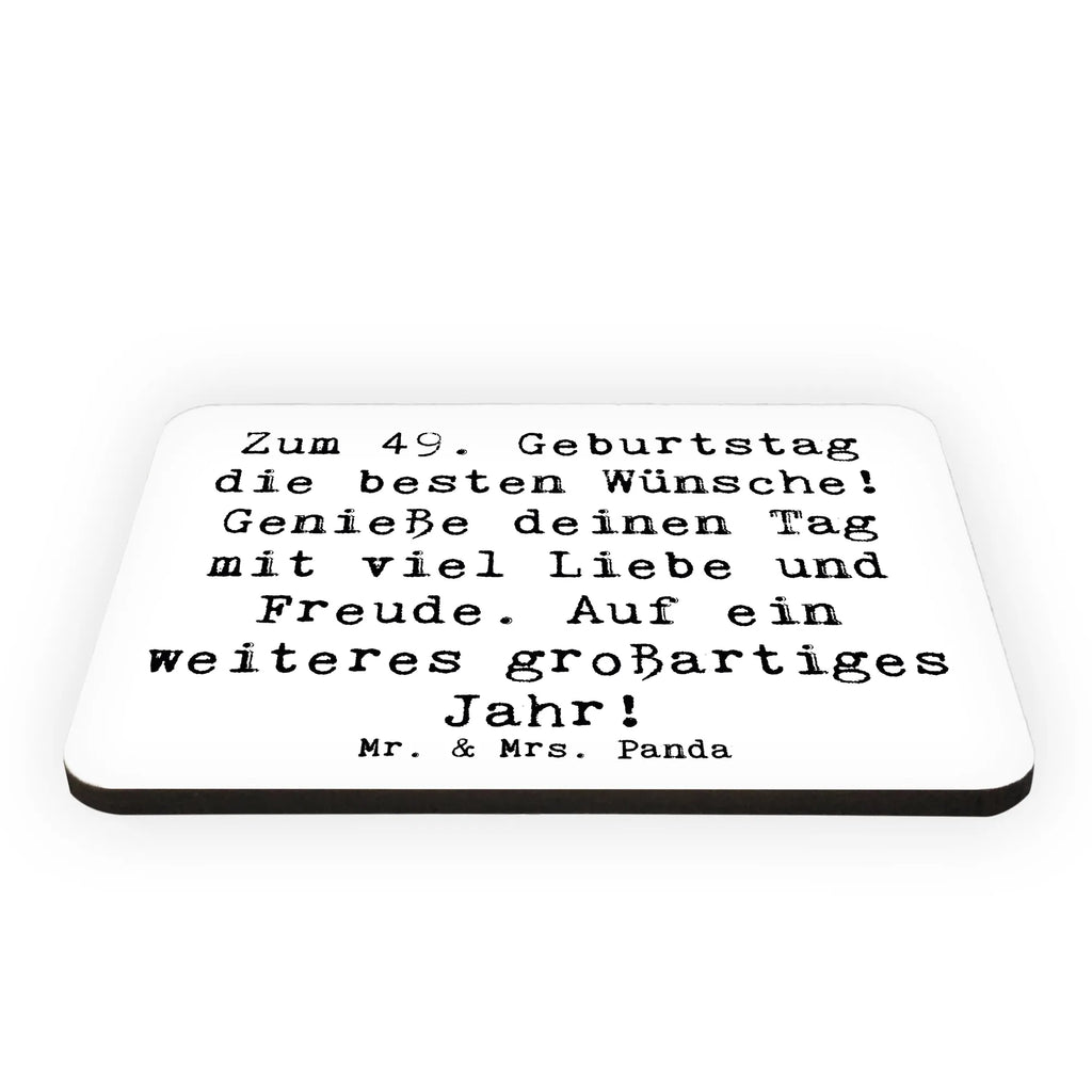 Magnet Spruch 49. Geburtstag Wünsche Kühlschrankmagnet, Pinnwandmagnet, Souvenir Magnet, Motivmagnete, Dekomagnet, Whiteboard Magnet, Notiz Magnet, Kühlschrank Dekoration, Geburtstag, Geburtstagsgeschenk, Geschenk