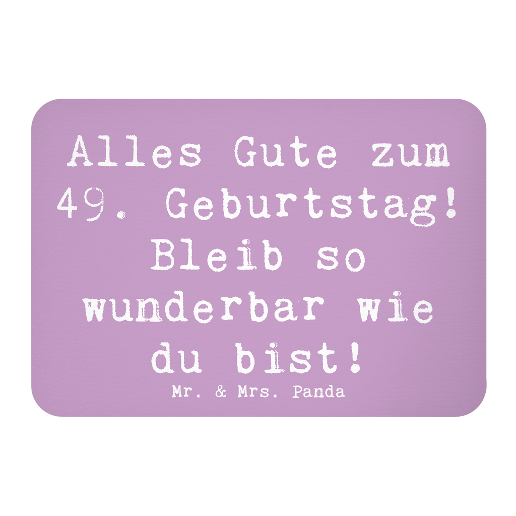 Magnet Spruch 49. Geburtstag Freude Kühlschrankmagnet, Pinnwandmagnet, Souvenir Magnet, Motivmagnete, Dekomagnet, Whiteboard Magnet, Notiz Magnet, Kühlschrank Dekoration, Geburtstag, Geburtstagsgeschenk, Geschenk