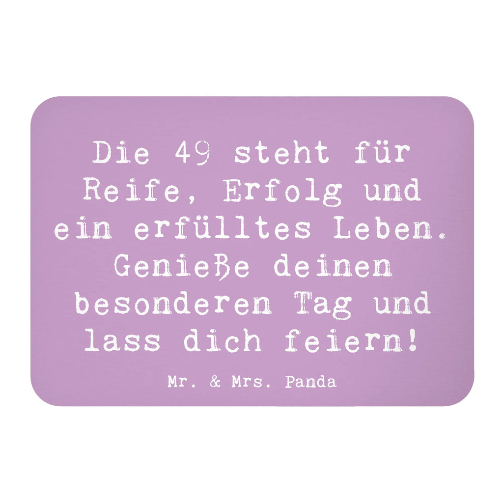 Magnet Spruch 49. Geburtstag Kühlschrankmagnet, Pinnwandmagnet, Souvenir Magnet, Motivmagnete, Dekomagnet, Whiteboard Magnet, Notiz Magnet, Kühlschrank Dekoration, Geburtstag, Geburtstagsgeschenk, Geschenk