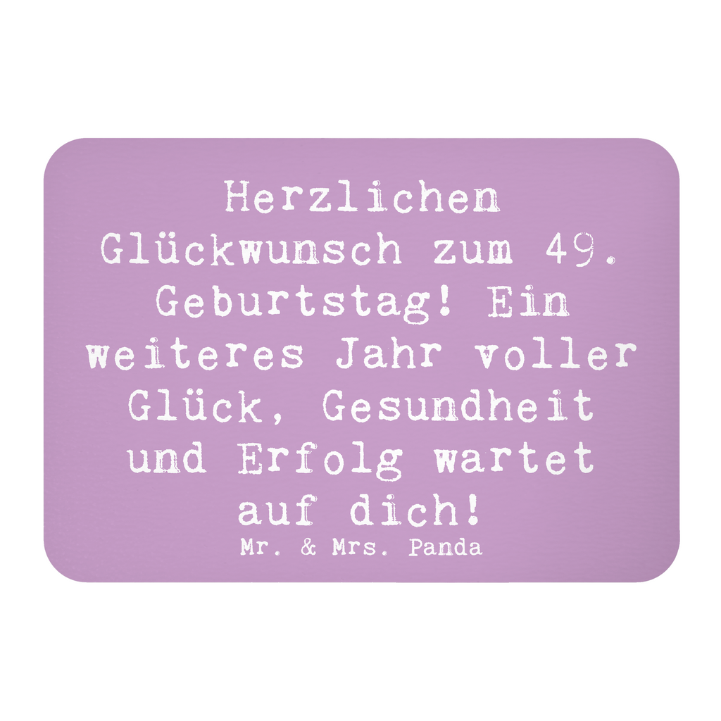 Magnet Spruch 49. Geburtstag Kühlschrankmagnet, Pinnwandmagnet, Souvenir Magnet, Motivmagnete, Dekomagnet, Whiteboard Magnet, Notiz Magnet, Kühlschrank Dekoration, Geburtstag, Geburtstagsgeschenk, Geschenk