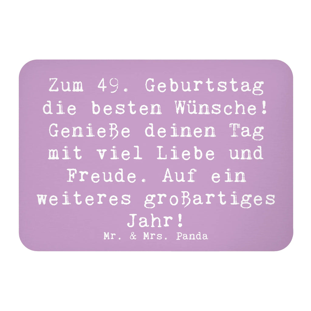 Magnet Spruch 49. Geburtstag Wünsche Kühlschrankmagnet, Pinnwandmagnet, Souvenir Magnet, Motivmagnete, Dekomagnet, Whiteboard Magnet, Notiz Magnet, Kühlschrank Dekoration, Geburtstag, Geburtstagsgeschenk, Geschenk