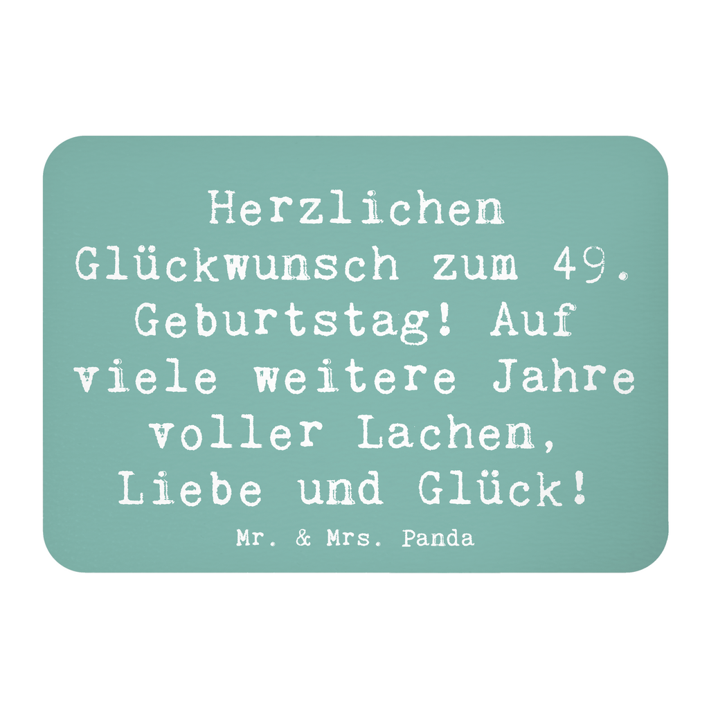 Magnet Spruch 49. Geburtstag Glückwünsche Kühlschrankmagnet, Pinnwandmagnet, Souvenir Magnet, Motivmagnete, Dekomagnet, Whiteboard Magnet, Notiz Magnet, Kühlschrank Dekoration, Geburtstag, Geburtstagsgeschenk, Geschenk