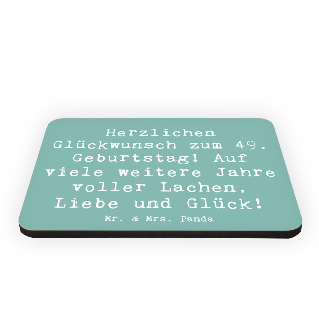 Magnet Spruch 49. Geburtstag Glückwünsche Kühlschrankmagnet, Pinnwandmagnet, Souvenir Magnet, Motivmagnete, Dekomagnet, Whiteboard Magnet, Notiz Magnet, Kühlschrank Dekoration, Geburtstag, Geburtstagsgeschenk, Geschenk