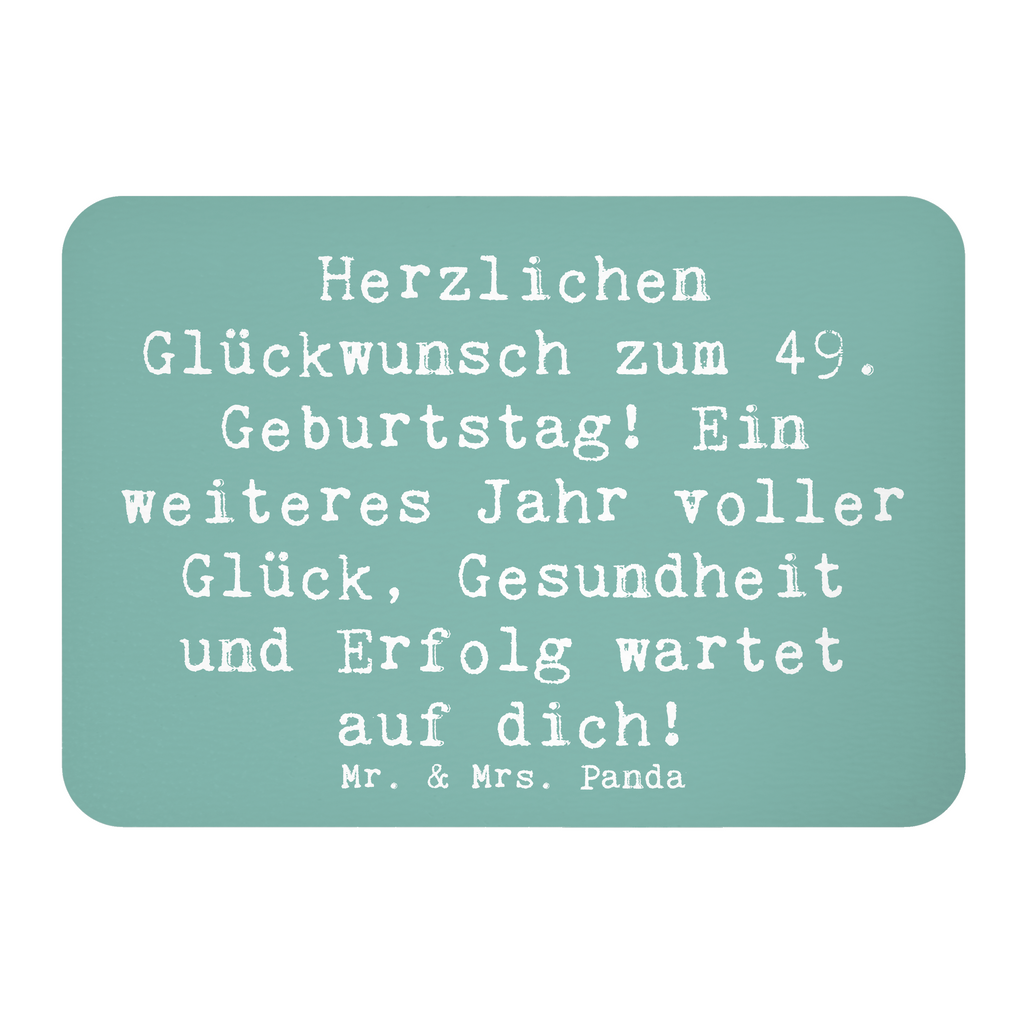 Magnet Spruch 49. Geburtstag Kühlschrankmagnet, Pinnwandmagnet, Souvenir Magnet, Motivmagnete, Dekomagnet, Whiteboard Magnet, Notiz Magnet, Kühlschrank Dekoration, Geburtstag, Geburtstagsgeschenk, Geschenk