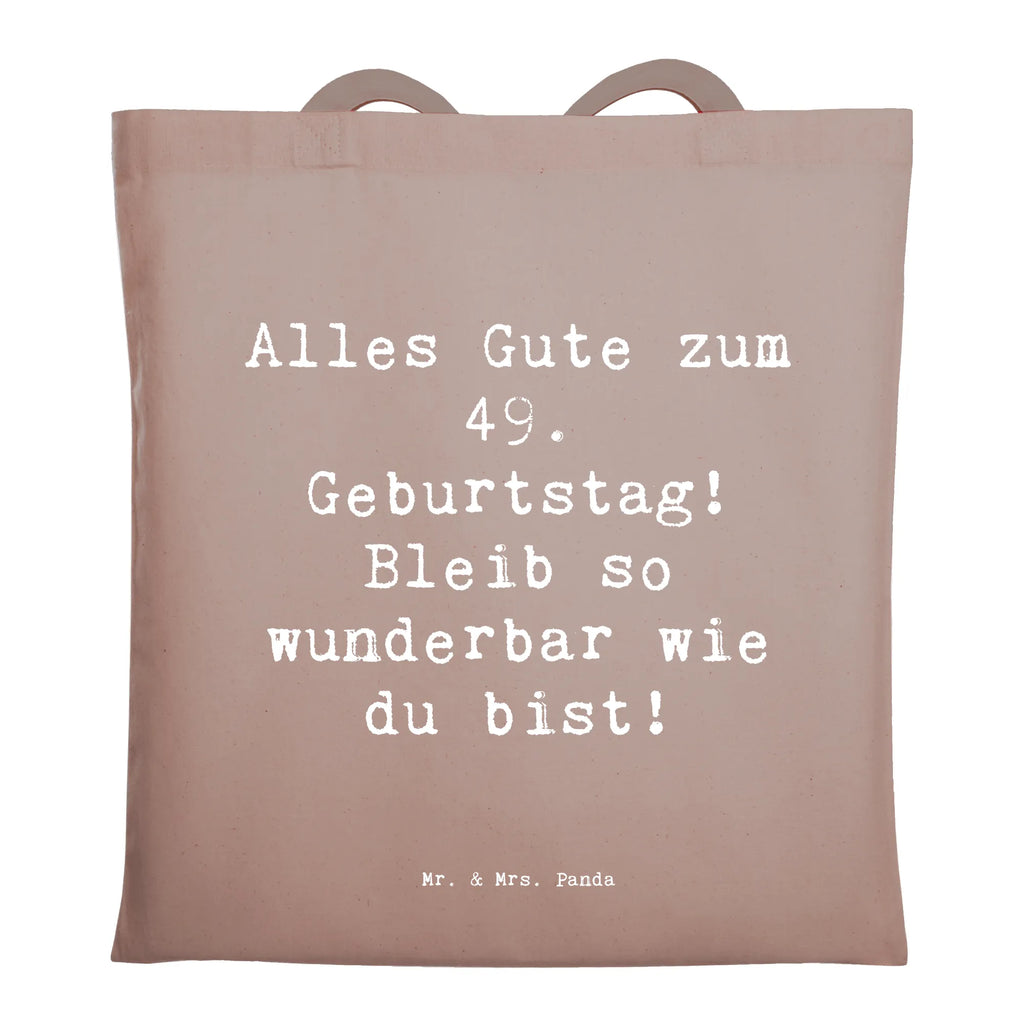 Tragetasche Spruch 49. Geburtstag Freude Beuteltasche, Beutel, Einkaufstasche, Jutebeutel, Stoffbeutel, Tasche, Shopper, Umhängetasche, Strandtasche, Schultertasche, Stofftasche, Tragetasche, Badetasche, Jutetasche, Einkaufstüte, Laptoptasche, Geburtstag, Geburtstagsgeschenk, Geschenk