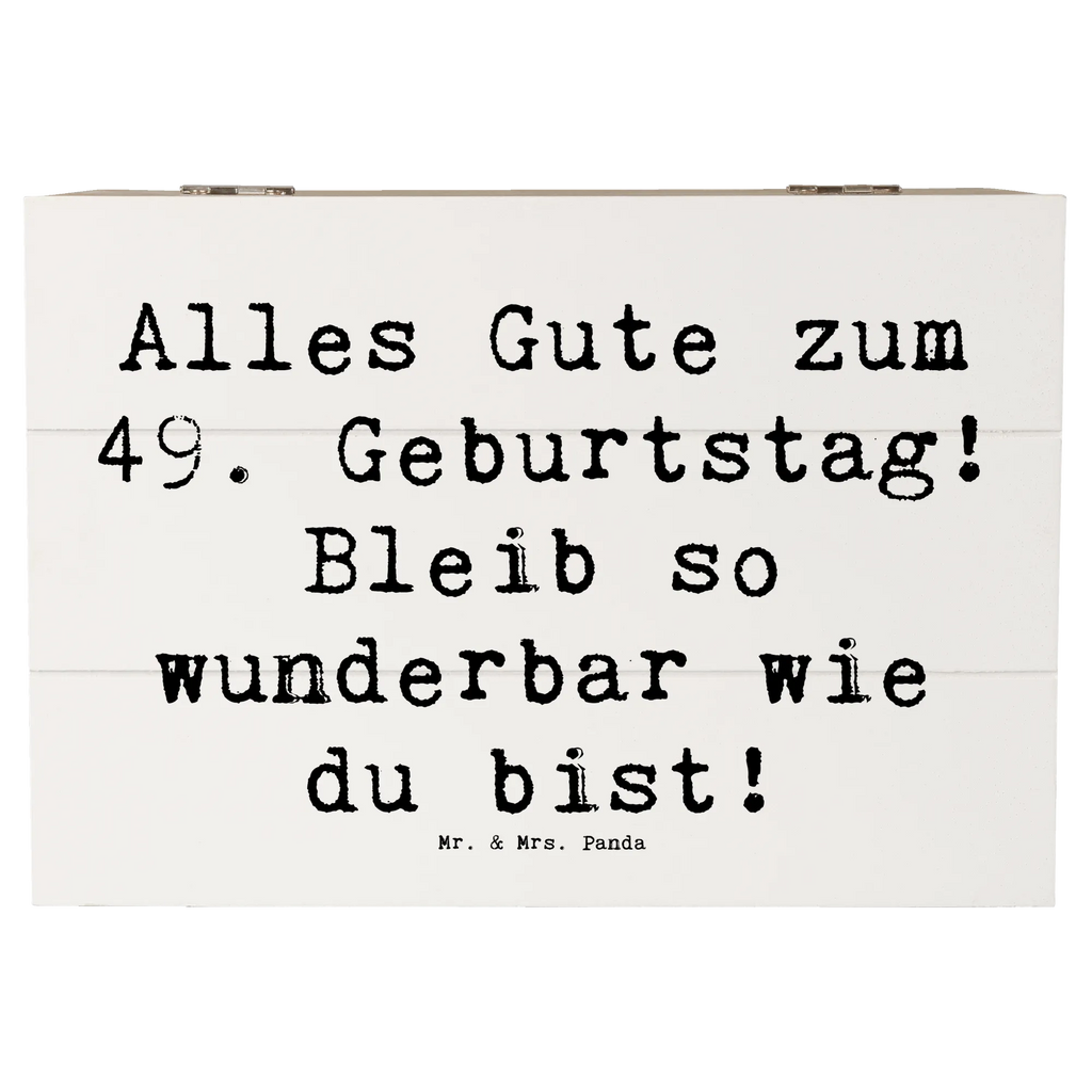 Holzkiste Spruch 49. Geburtstag Freude Holzkiste, Kiste, Schatzkiste, Truhe, Schatulle, XXL, Erinnerungsbox, Erinnerungskiste, Dekokiste, Aufbewahrungsbox, Geschenkbox, Geschenkdose, Geburtstag, Geburtstagsgeschenk, Geschenk