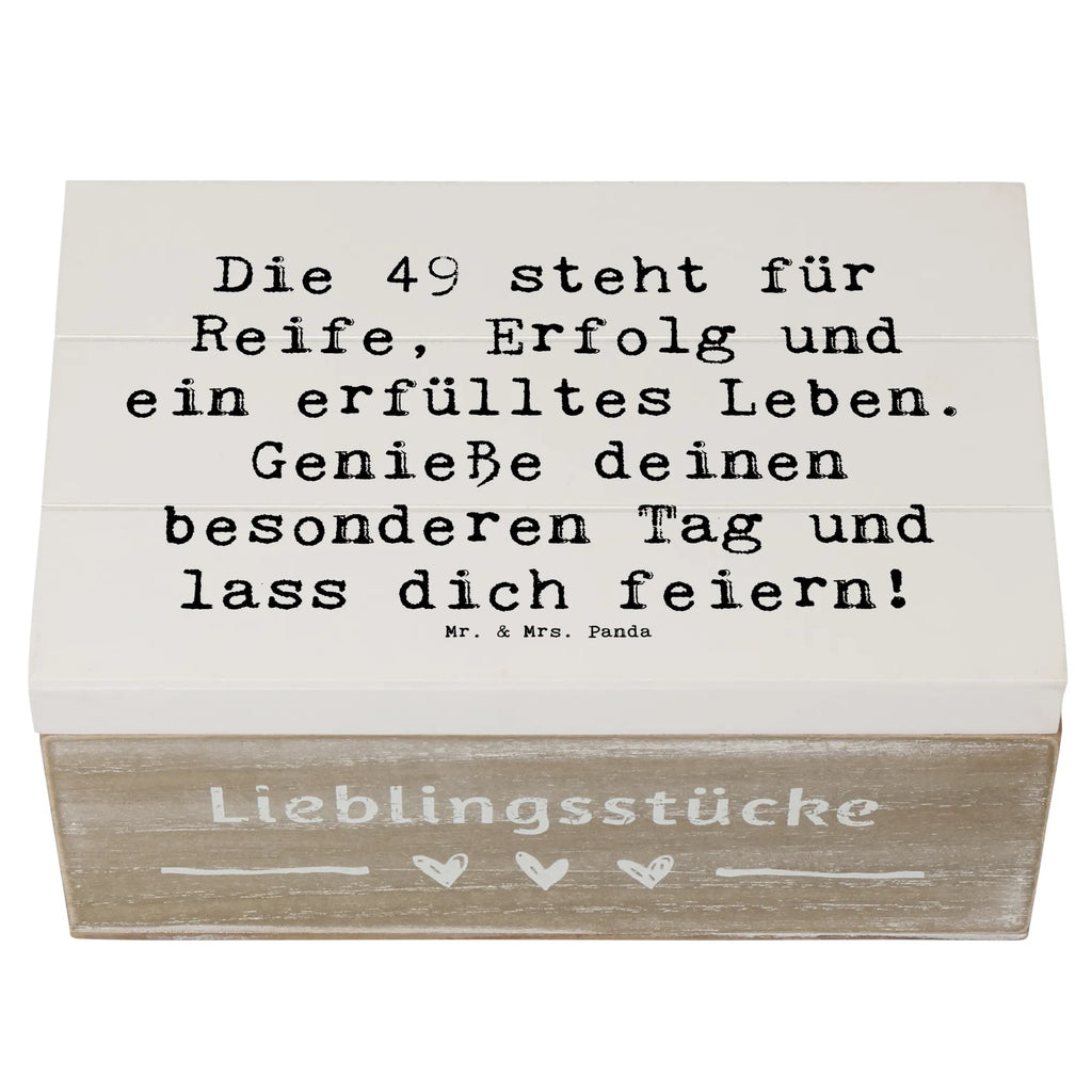 Holzkiste Spruch 49. Geburtstag Holzkiste, Kiste, Schatzkiste, Truhe, Schatulle, XXL, Erinnerungsbox, Erinnerungskiste, Dekokiste, Aufbewahrungsbox, Geschenkbox, Geschenkdose, Geburtstag, Geburtstagsgeschenk, Geschenk