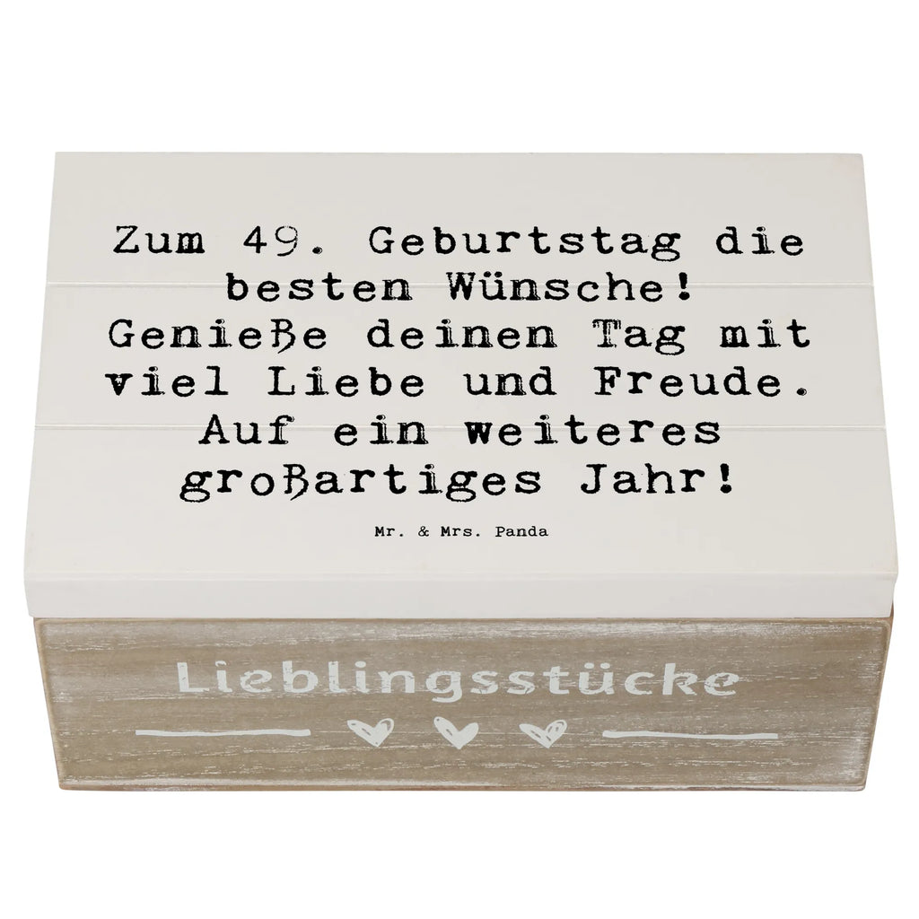 Holzkiste Spruch 49. Geburtstag Wünsche Holzkiste, Kiste, Schatzkiste, Truhe, Schatulle, XXL, Erinnerungsbox, Erinnerungskiste, Dekokiste, Aufbewahrungsbox, Geschenkbox, Geschenkdose, Geburtstag, Geburtstagsgeschenk, Geschenk