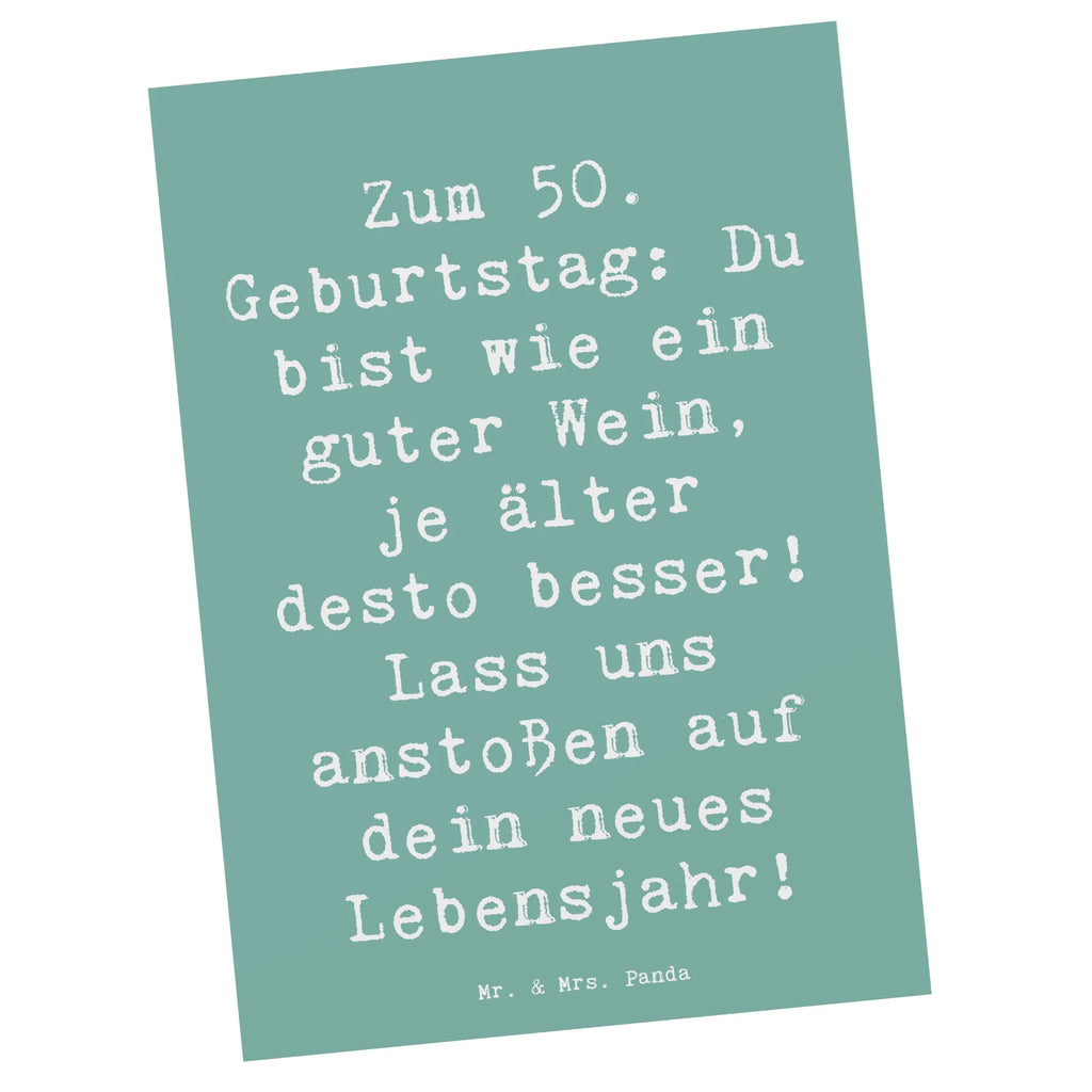 Postkarte Spruch 50. Geburtstag Postkarte, Karte, Geschenkkarte, Grußkarte, Einladung, Ansichtskarte, Geburtstagskarte, Einladungskarte, Dankeskarte, Ansichtskarten, Einladung Geburtstag, Einladungskarten Geburtstag, Geburtstag, Geburtstagsgeschenk, Geschenk