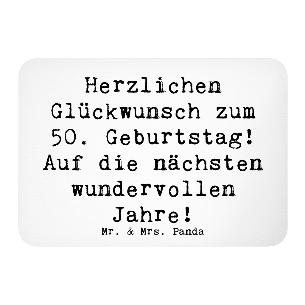 Magnet Spruch 50. Geburtstag Glückwunsch Kühlschrankmagnet, Pinnwandmagnet, Souvenir Magnet, Motivmagnete, Dekomagnet, Whiteboard Magnet, Notiz Magnet, Kühlschrank Dekoration, Geburtstag, Geburtstagsgeschenk, Geschenk