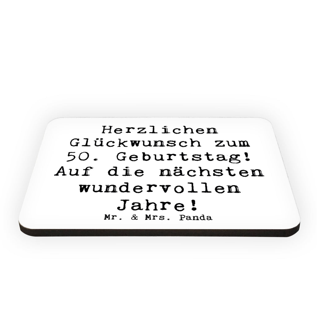 Magnet Spruch 50. Geburtstag Glückwunsch Kühlschrankmagnet, Pinnwandmagnet, Souvenir Magnet, Motivmagnete, Dekomagnet, Whiteboard Magnet, Notiz Magnet, Kühlschrank Dekoration, Geburtstag, Geburtstagsgeschenk, Geschenk