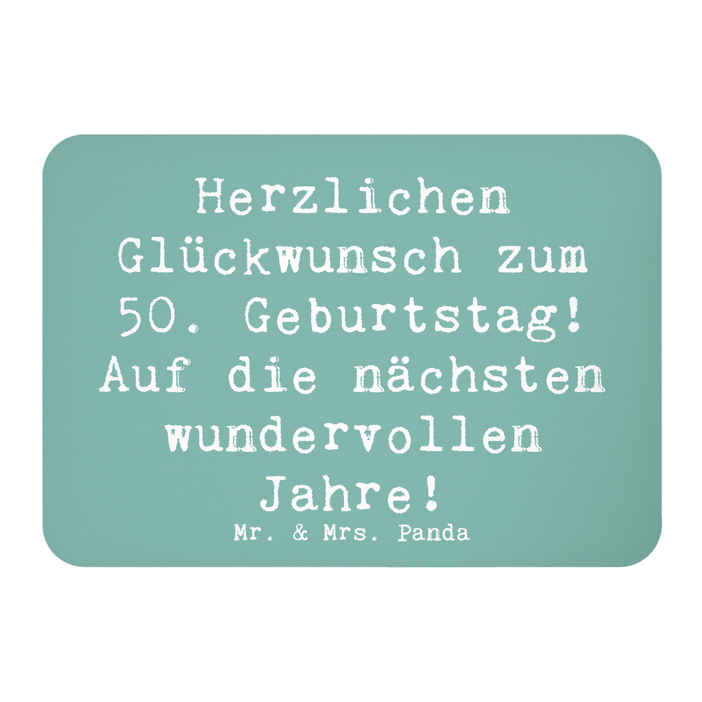 Magnet Spruch 50. Geburtstag Glückwunsch Kühlschrankmagnet, Pinnwandmagnet, Souvenir Magnet, Motivmagnete, Dekomagnet, Whiteboard Magnet, Notiz Magnet, Kühlschrank Dekoration, Geburtstag, Geburtstagsgeschenk, Geschenk