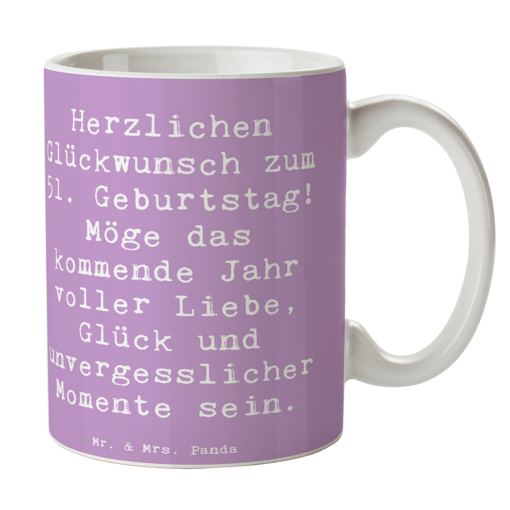 Tasse Spruch 51. Geburtstag Tasse, Kaffeetasse, Teetasse, Becher, Kaffeebecher, Teebecher, Keramiktasse, Porzellantasse, Büro Tasse, Geschenk Tasse, Tasse Sprüche, Tasse Motive, Kaffeetassen, Tasse bedrucken, Designer Tasse, Cappuccino Tassen, Schöne Teetassen, Geburtstag, Geburtstagsgeschenk, Geschenk