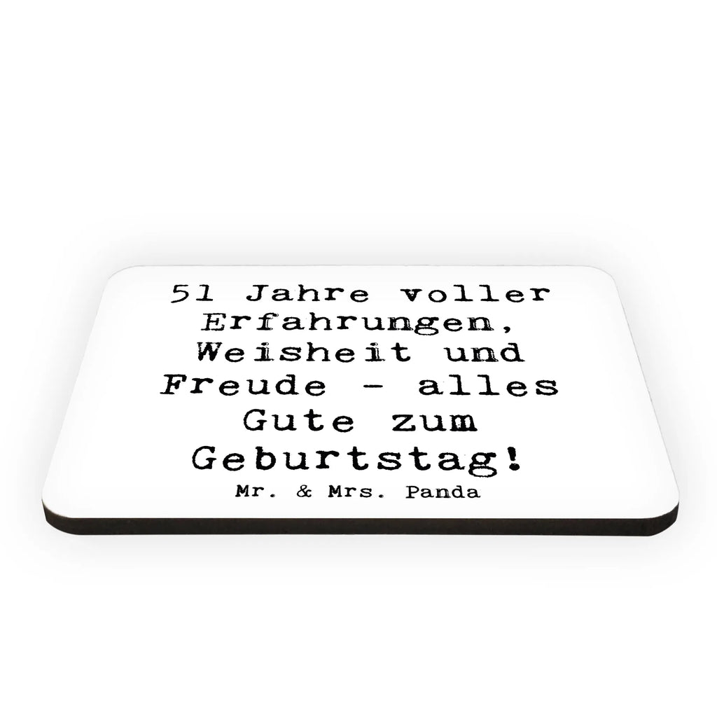 Magnet Spruch 51. Geburtstag Kühlschrankmagnet, Pinnwandmagnet, Souvenir Magnet, Motivmagnete, Dekomagnet, Whiteboard Magnet, Notiz Magnet, Kühlschrank Dekoration, Geburtstag, Geburtstagsgeschenk, Geschenk