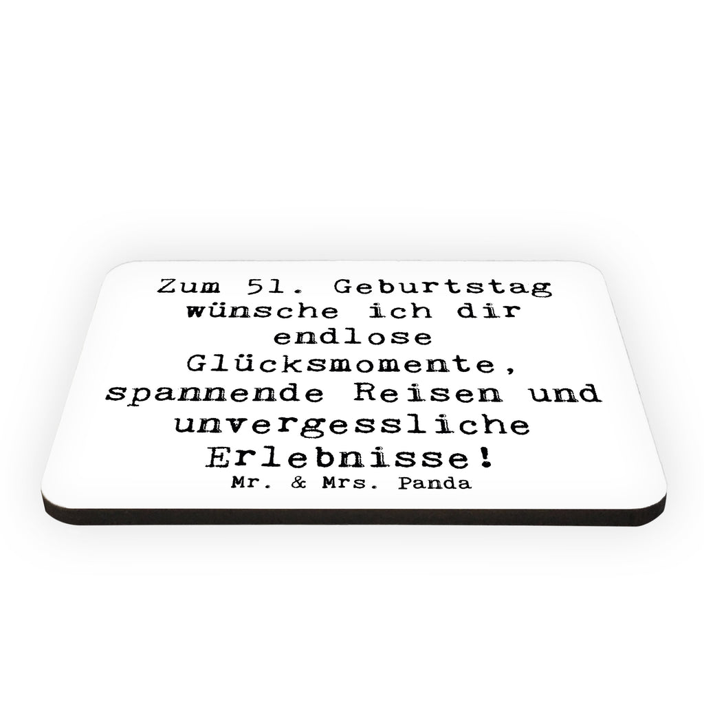 Magnet Spruch 51. Geburtstag Glücksmomente Kühlschrankmagnet, Pinnwandmagnet, Souvenir Magnet, Motivmagnete, Dekomagnet, Whiteboard Magnet, Notiz Magnet, Kühlschrank Dekoration, Geburtstag, Geburtstagsgeschenk, Geschenk