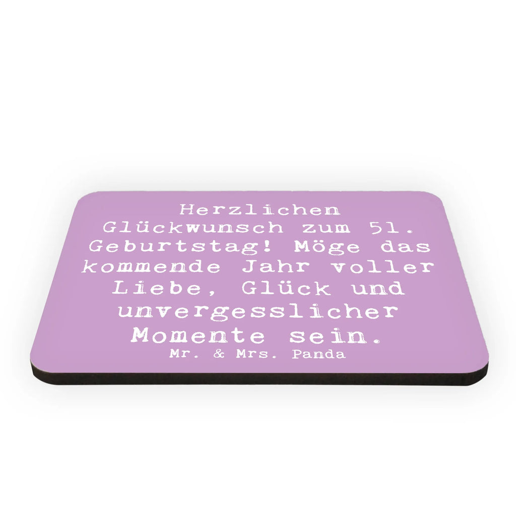 Magnet Spruch 51. Geburtstag Kühlschrankmagnet, Pinnwandmagnet, Souvenir Magnet, Motivmagnete, Dekomagnet, Whiteboard Magnet, Notiz Magnet, Kühlschrank Dekoration, Geburtstag, Geburtstagsgeschenk, Geschenk