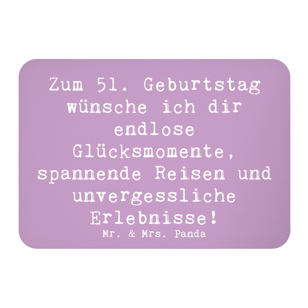 Magnet Spruch 51. Geburtstag Glücksmomente Kühlschrankmagnet, Pinnwandmagnet, Souvenir Magnet, Motivmagnete, Dekomagnet, Whiteboard Magnet, Notiz Magnet, Kühlschrank Dekoration, Geburtstag, Geburtstagsgeschenk, Geschenk