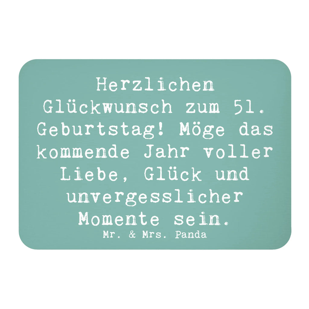 Magnet Spruch 51. Geburtstag Kühlschrankmagnet, Pinnwandmagnet, Souvenir Magnet, Motivmagnete, Dekomagnet, Whiteboard Magnet, Notiz Magnet, Kühlschrank Dekoration, Geburtstag, Geburtstagsgeschenk, Geschenk