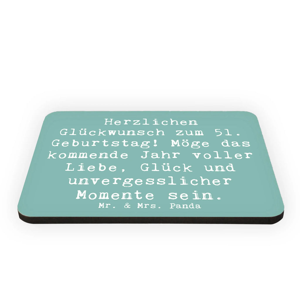 Magnet Spruch 51. Geburtstag Kühlschrankmagnet, Pinnwandmagnet, Souvenir Magnet, Motivmagnete, Dekomagnet, Whiteboard Magnet, Notiz Magnet, Kühlschrank Dekoration, Geburtstag, Geburtstagsgeschenk, Geschenk