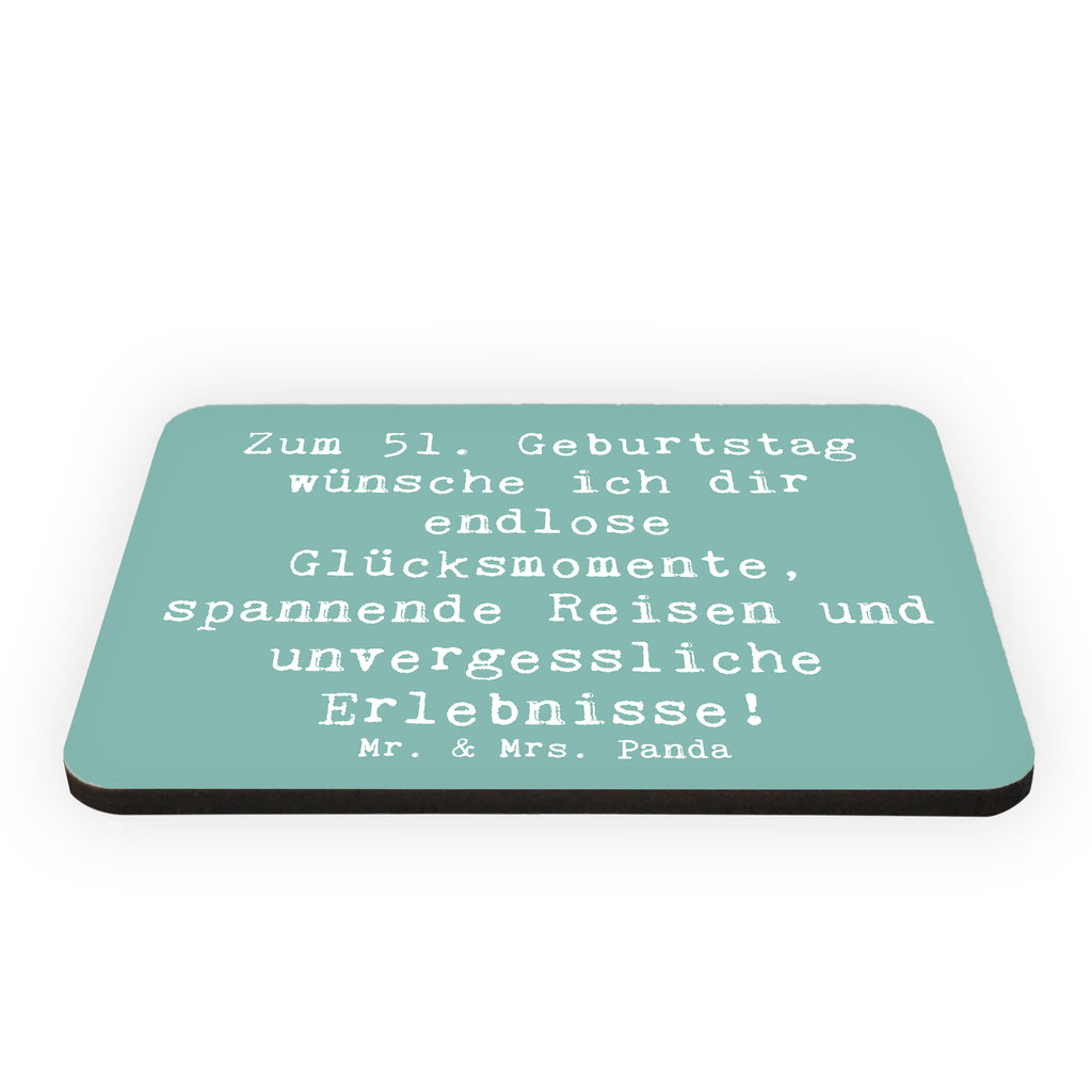 Magnet Spruch 51. Geburtstag Glücksmomente Kühlschrankmagnet, Pinnwandmagnet, Souvenir Magnet, Motivmagnete, Dekomagnet, Whiteboard Magnet, Notiz Magnet, Kühlschrank Dekoration, Geburtstag, Geburtstagsgeschenk, Geschenk