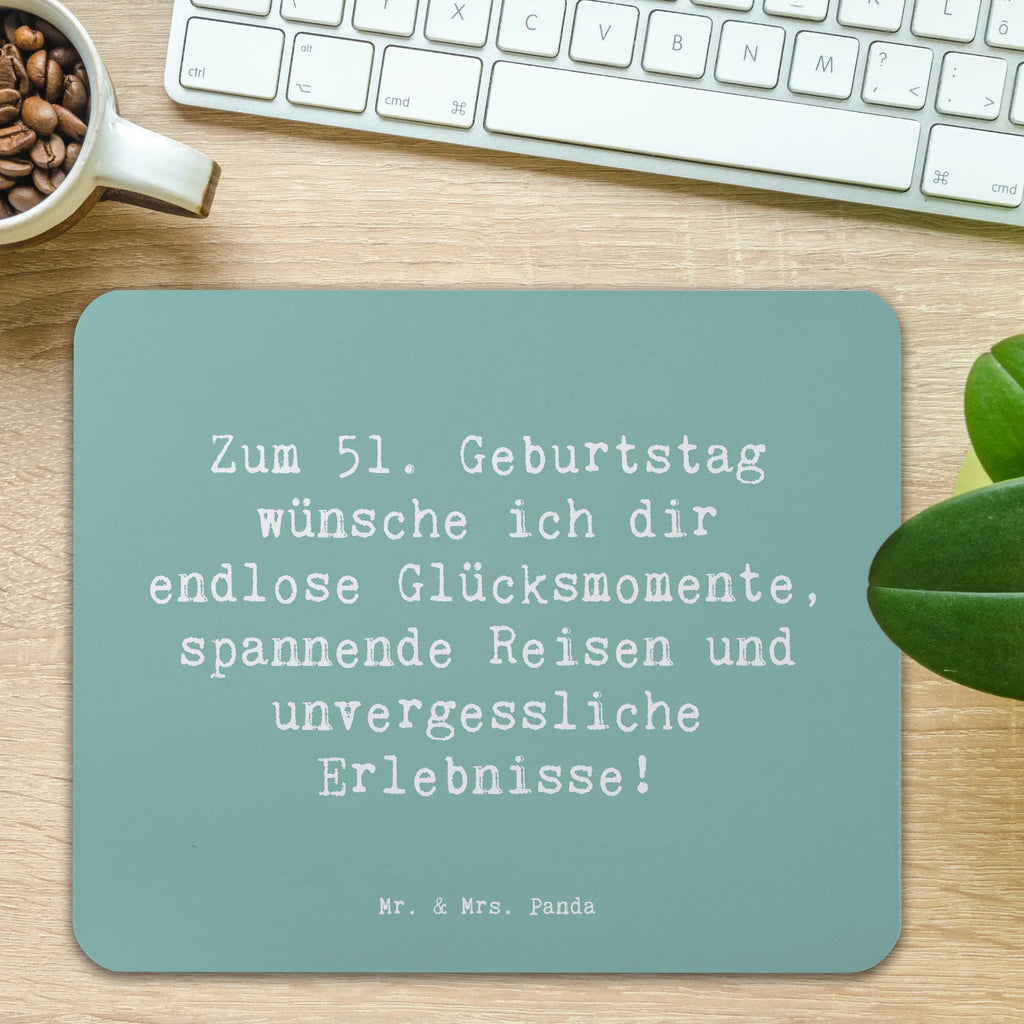 Mauspad Spruch 51. Geburtstag Glücksmomente Mousepad, Computer zubehör, Büroausstattung, PC Zubehör, Arbeitszimmer, Mauspad, Einzigartiges Mauspad, Designer Mauspad, Mausunterlage, Mauspad Büro, Geburtstag, Geburtstagsgeschenk, Geschenk